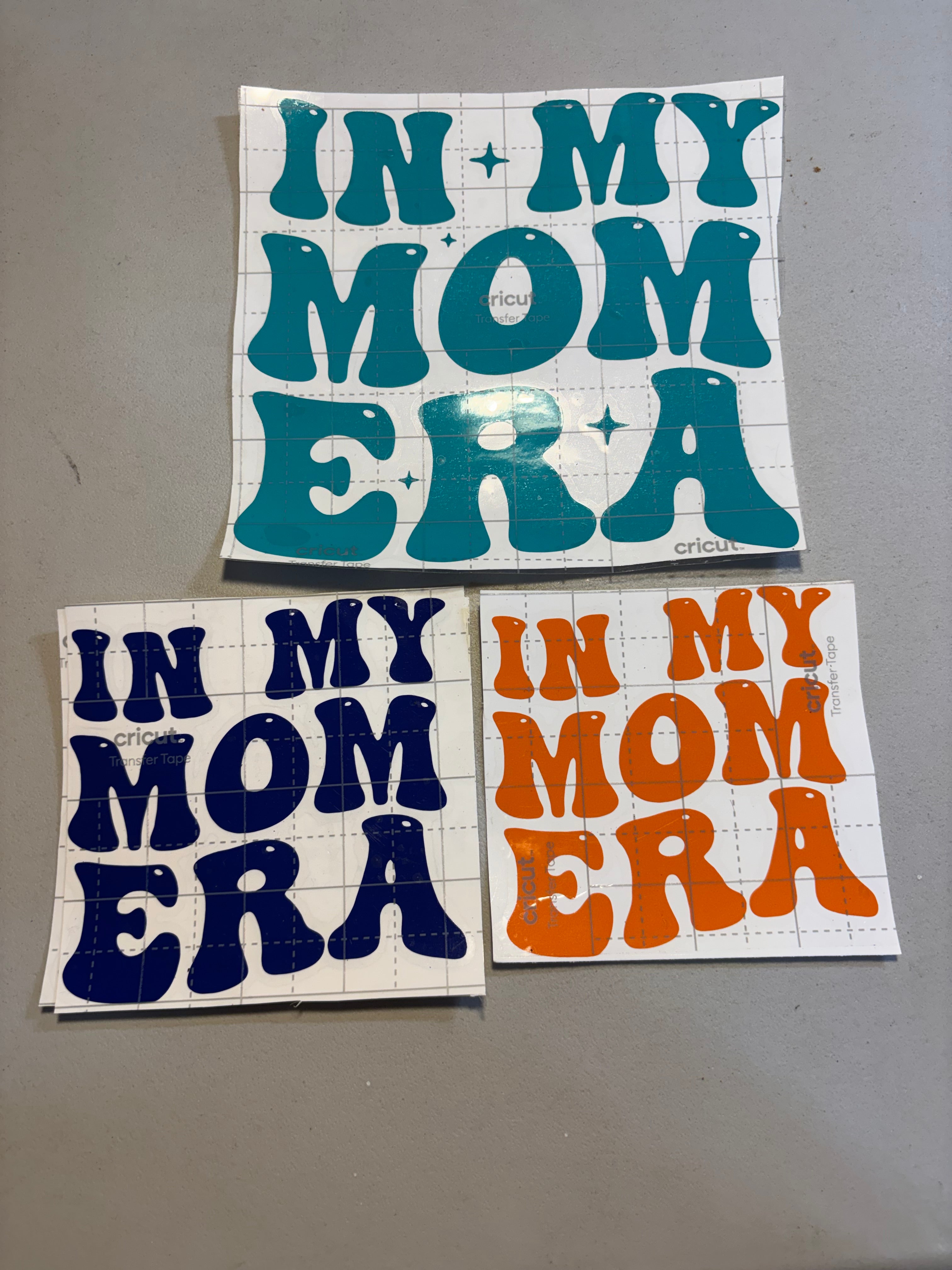 In My Mom Era Car Decal Bundle